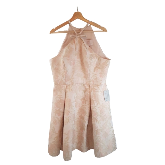 NWT Gal Meets Glam brocade Dress 16 - Picture 4 of 10